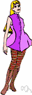 leging - a garment covering the leg (usually extending from the knee to the ankle)