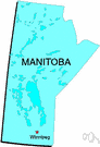 Manitoba - one of the three prairie provinces in central Canada