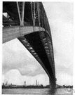 Bayonne Bridge - a steel arch bridge connecting New Jersey and Staten Island at Bayonne, New Jersey