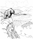Katmai National Park - a national park in Alaska featuring mountains