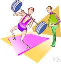 weightlift - lift weights
