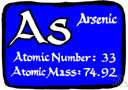 arsenical - relating to or containing arsenic