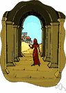 corridor - an enclosed passageway