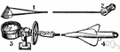 taffrail log - a cigar-shaped log with rotary fins that measure the ship's speed