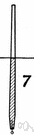spar buoy - a buoy resembling a vertical log