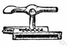 coign - expandable metal or wooden wedge used by printers to lock up a form within a chase