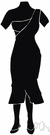 weeds - a black garment (dress) worn by a widow as a sign of mourning