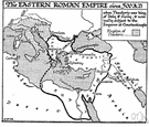 Byzantium - a continuation of the Roman Empire in the Middle East after its division in 395