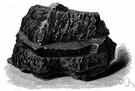 lump - a large piece of something without definite shape