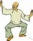 taichi - a Chinese system of slow meditative physical exercise designed for relaxation and balance and health