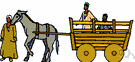carthorse - draft horse kept for pulling carts