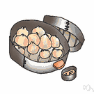 steamer clam - a clam that is usually steamed in the shell