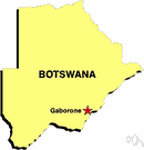 Republic of Botswana - a landlocked republic in south-central Africa that became independent from British control in the 1960s