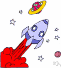 shot - the launching of a missile or spacecraft to a specified destination