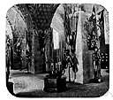 armory - a military structure where arms and ammunition and other military equipment are stored and training is given in the use of arms