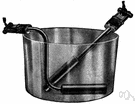 immersion heater - a heating element that is immersed in the liquid that is to be heated (as in a hot-water tank)