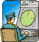 radiolocation - measuring instrument in which the echo of a pulse of microwave radiation is used to detect and locate distant objects