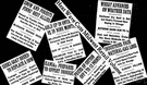 press cutting - an excerpt cut from a newspaper or magazine