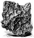 aerolite - a stony meteorite consisting of silicate minerals