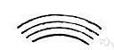 Anorthopia - distorted vision in which straight lines appear curved