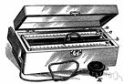 ohmmeter - a meter for measuring electrical resistance in ohms