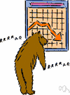 bear market - a market characterized by falling prices for securities