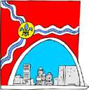 Gateway to the West - the largest city in Missouri