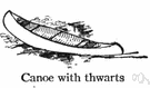 thwart - a crosspiece spreading the gunnels of a boat
