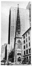 Fifth Avenue - an avenue in Manhattan that separates the east side of Manhattan from the west side