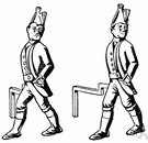 Wellington boot - (19th century) a man's high tasseled boot