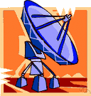 radio telescope - astronomical telescope that picks up electromagnetic radiations in the radio-frequency range from extraterrestrial sources