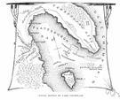 Lake Champlain - a lake in northeastern New York, northwestern Vermont and southern Quebec