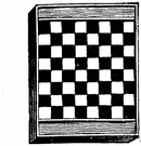 chessboard - a checkerboard used to play chess