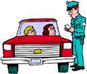 speeding ticket - a ticket issued for driving above the speed limit