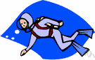scuba diving - skin diving with scuba apparatus