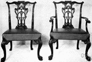 Thomas Chippendale - a British cabinetmaker remembered for his graceful designs (especially of chairs) which influenced his contemporaries (1718-1779)