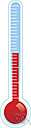 mercury-in-glass thermometer - thermometer consisting of mercury contained in a bulb at the bottom of a graduated sealed glass capillary tube marked in degrees Celsius or Fahrenheit