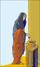 alms box - box for collecting alms, especially one in a church