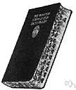 electronic dictionary - a machine-readable version of a standard dictionary