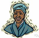 Harriet Tubman - United States abolitionist born a slave on a plantation in Maryland and became a famous conductor on the Underground Railroad leading other slaves to freedom in the North (1820-1913)
