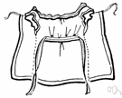 pinny - a sleeveless dress resembling an apron