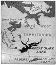 Great Slave Lake - a lake in the Northwest Territories in northwestern Canada