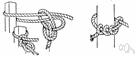 timber hitch - a hitch used to secure a rope to a log or spar