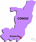 Belgian Congo - a republic in central Africa