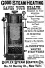 steam heating - a heating system in which steam is generated in boilers and piped to radiators
