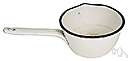 béchamel sauce - milk thickened with a butter and flour roux