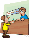 service agency - a business that makes its facilities available to others for a fee