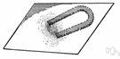 iron filing - a fragment of iron rubbed off by the use of a file