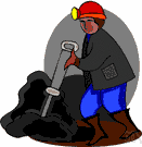 mineworker - laborer who works in a mine