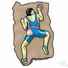 rock climber - a climber of vertical rock faces
